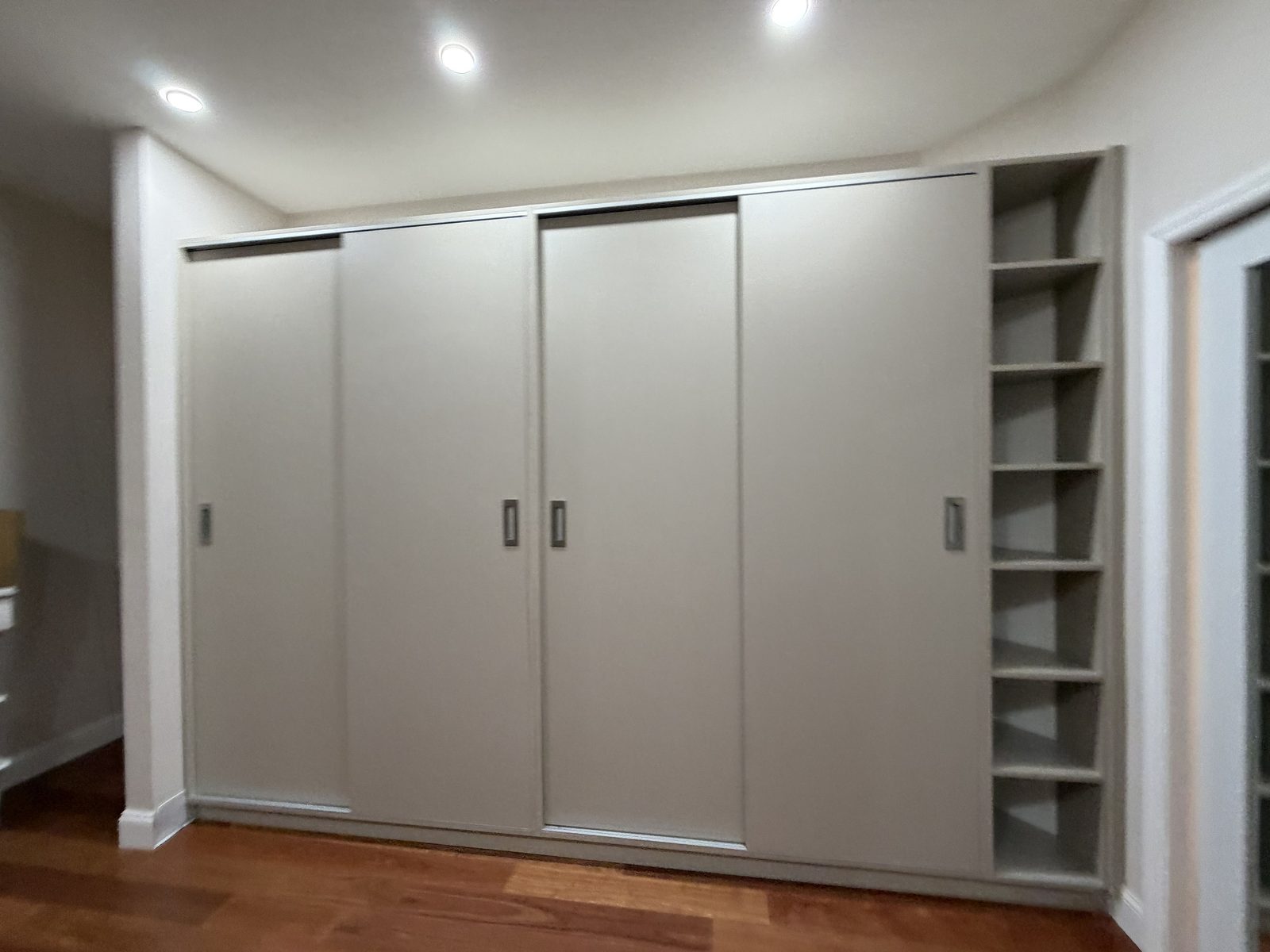 White pantry storage